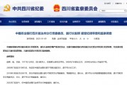 農業(yè)銀行四川省達州分行黨委委員、副行長趙輝被查