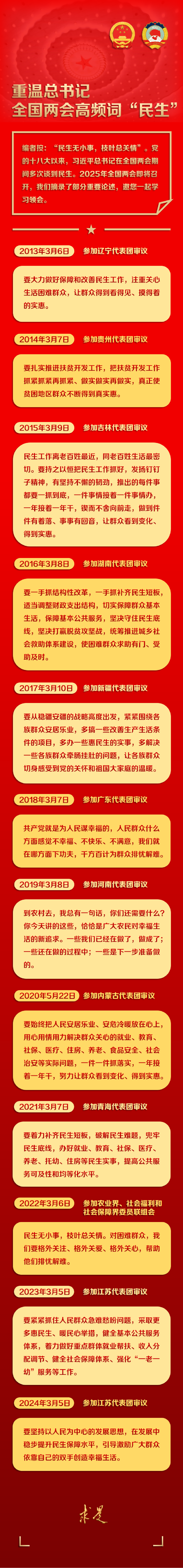 長圖 | 重溫總書記全國兩會(huì)高頻詞“民生”