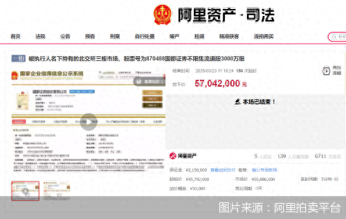 浙商證券以5704.2萬(wàn)元競(jìng)得國(guó)都證券3000萬(wàn)股股份