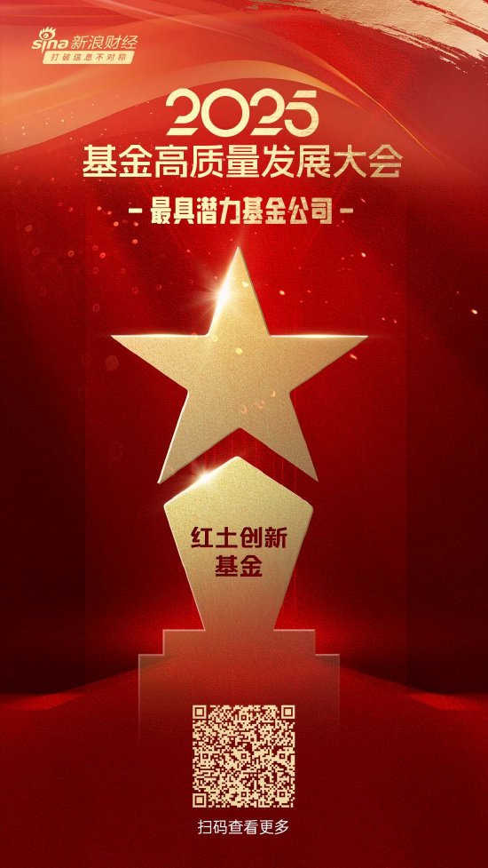 2025公募基金榮譽(yù)榜：紅土創(chuàng)新基金獲得最具潛力基金公司1項(xiàng)大獎(jiǎng)