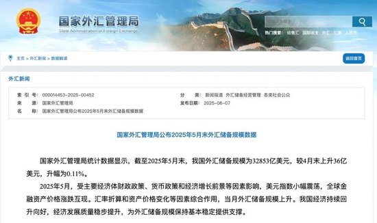 央行公布最新官方儲備資產(chǎn)數(shù)據(jù)！“囤”黃金仍是大方向