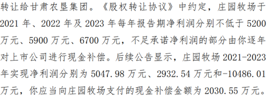 業(yè)績連虧未止，莊園牧場再添新憂
