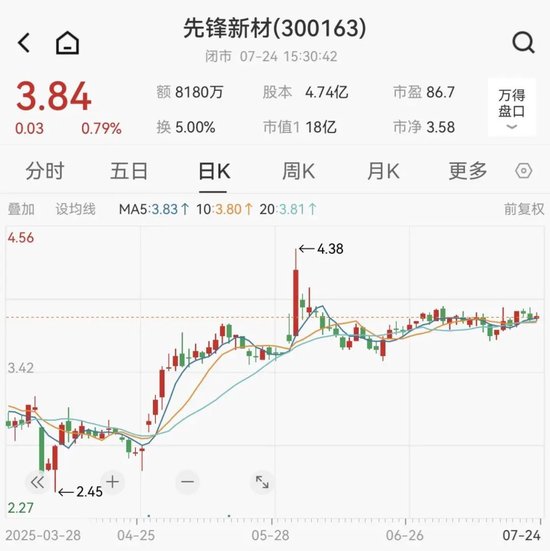 因涉嫌信息披露違法違規(guī)，先鋒新材及總經(jīng)理盧先鋒被立案