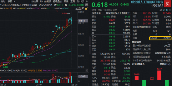 “政策+資本”雙驅(qū)動，創(chuàng)業(yè)板人工智能單周漲近4%跑贏市場！杠桿資金踴躍布局，159363融資余額新高